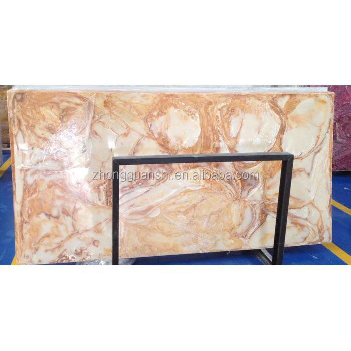 Translucent Resin Onyx Stone Panel for Wall Decoration