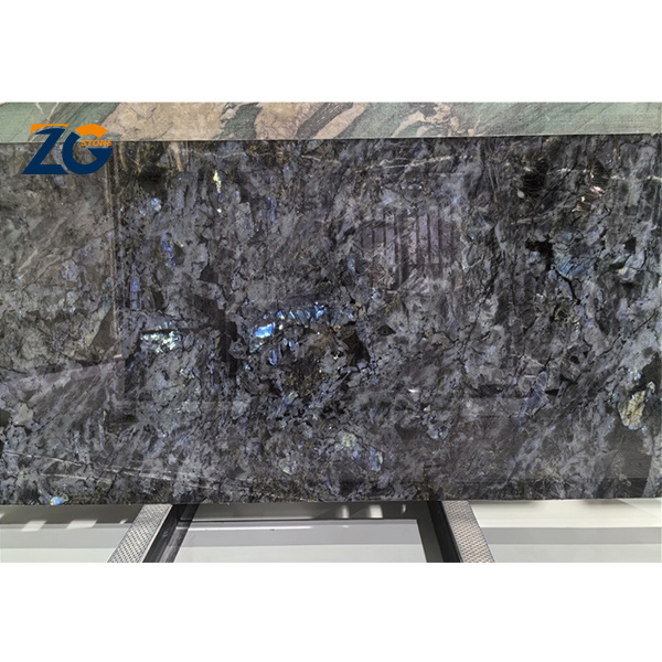 ZGSTONE Hot Selling Natural Labradorite Blue Granite Slabs Granite Slab for Luxury Dining Table Top Customized Granite Slabs