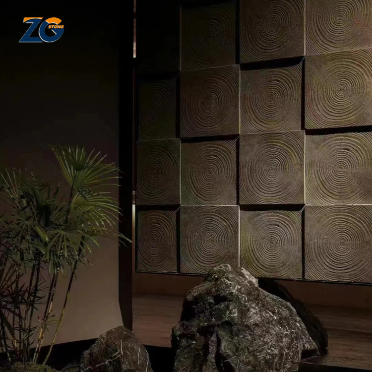 ZGSTONE Wholesale Waterproof PU Stone 3D Decoration Outdoor Indoor Decorative Stone Wall Panel Artificial PU Stone