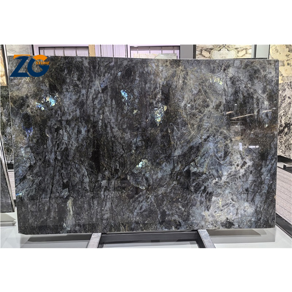 ZGSTONE Hot Selling Natural Labradorite Blue Granite Slabs Granite Slab for Luxury Dining Table Top Customized Granite Slabs