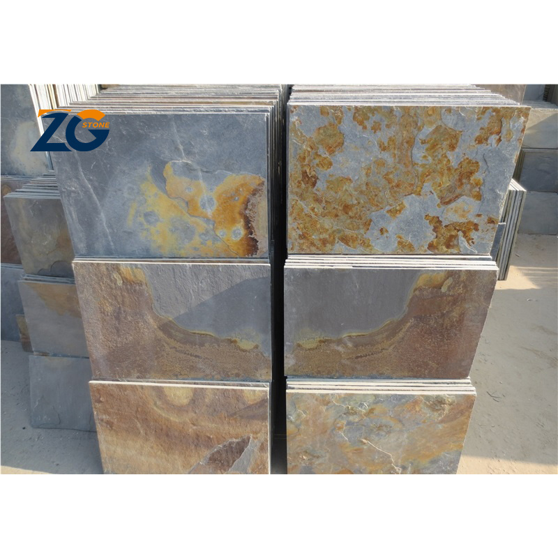 ZGSTONE Custom Outdoor Natural Exterior Wall Panels Decorative Wall Decoration Cladding Culture Slate Wall Stone Tile