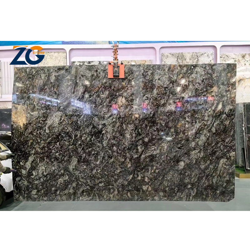 ZGSTONE Wholesale Price Natural Stone Luxury Brazil Kozmus Granite Slabs For Indoor Use Counter Cabinet Bar Cook Top