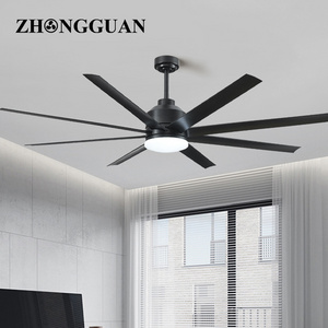 New Design 65inch Ceiling Lamp with Light Full Copper Motor Fan light remote control ceiling fan with light