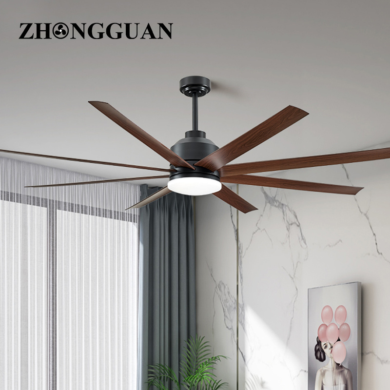 New Design 65inch Ceiling Lamp with Light Full Copper Motor Fan light remote control ceiling fan with light