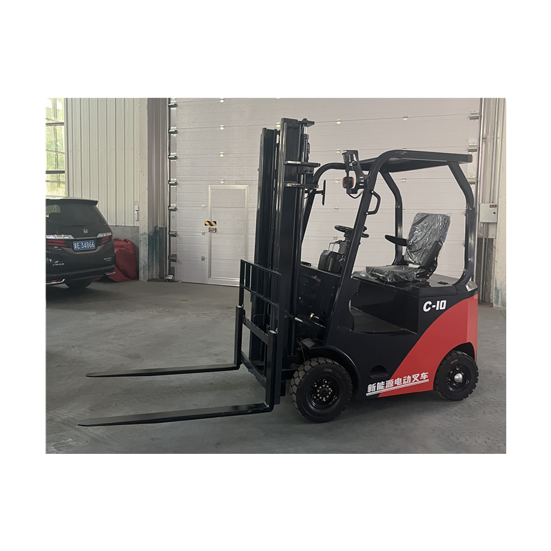 Good price forklift electric 1ton 2ton 3tons new battery fork lift truck elevator portable pallet stacker