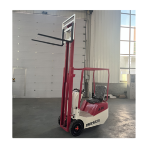 Good price forklift electric 1ton 2ton 3tons new battery fork lift truck elevator portable pallet stacker