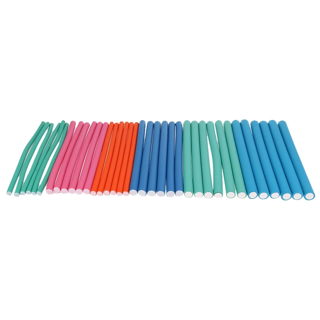 2020 hot sale magic plastic twist-flex foam hair roller curling rods