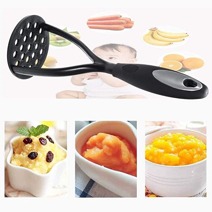 Nylon potato masher heat resistant nylon meat/potato masher