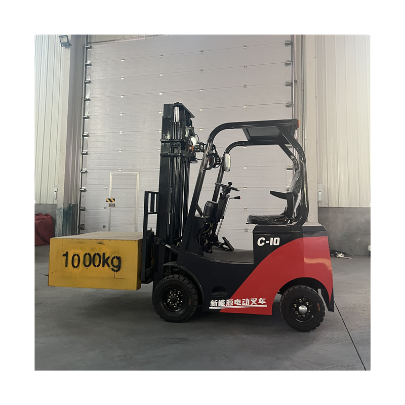 2023 new electric mini forklift 1ton 2t lift height 3m lithium battery truck portable stacker pallet