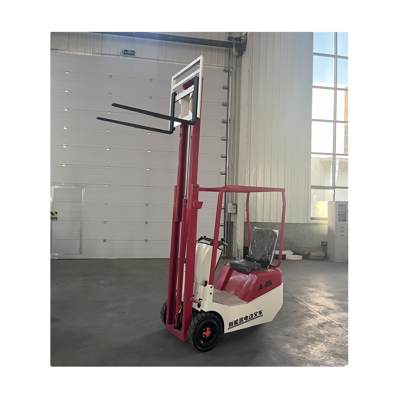 2023 new electric mini forklift 1ton 2t lift height 3m lithium battery truck portable stacker pallet