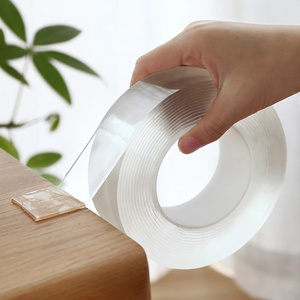 Strong Removable Wall Reusable Double Sided Adhesive Mounting Transparent Nano Gel Sticky tape