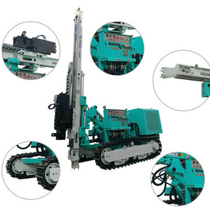 Hydraulic hammer pile sheet drop hammer pile drilling diamond drilling machine equipment for solar pile drilling