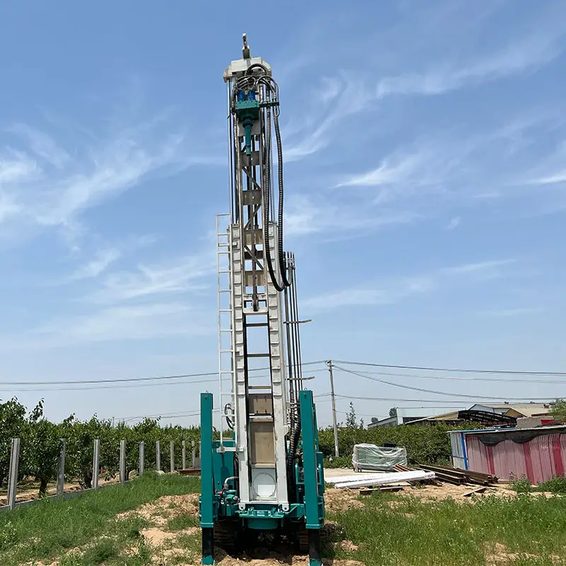 geothermal water well drilling rig hydraulic gasoline drilling well machine water mining machinery