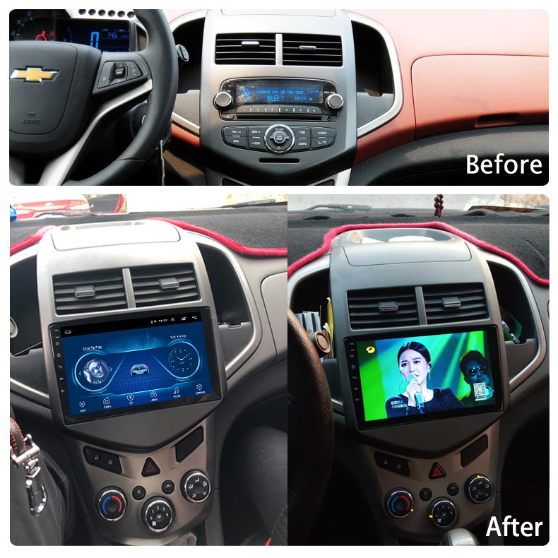 car dvd player 9 inch Android 11 radio video audio Stereo gps navi system for Chevrolet Aveo/Sonic 2011-2013