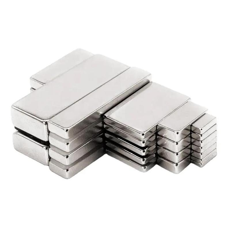 Wholesale Price Ndfeb Nickel Permanent Block Magnet Sintered Strong Neodymium Magnet for Refrigerator