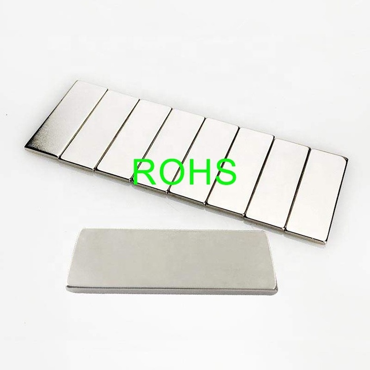 Wholesale Price Ndfeb Nickel Permanent Block Magnet Sintered Strong Neodymium Magnet for Refrigerator