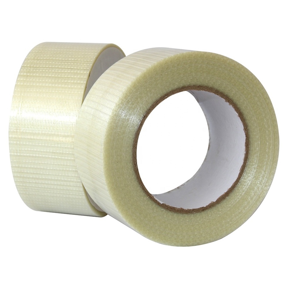 directional cross glassfiber reinforced filament strapping tape in jumbo rolls