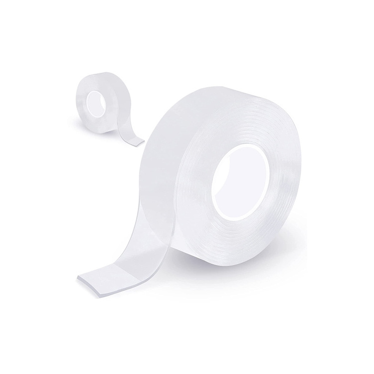 Removable Reusable Washable Sticky Pu Adhesive Nano Double Sided Tape