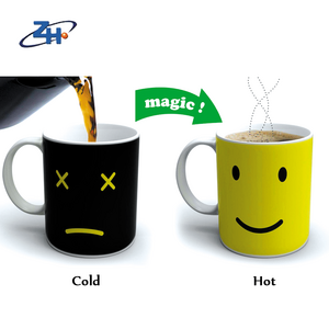 color changing mug hot cold custom magic coffee mug made in China