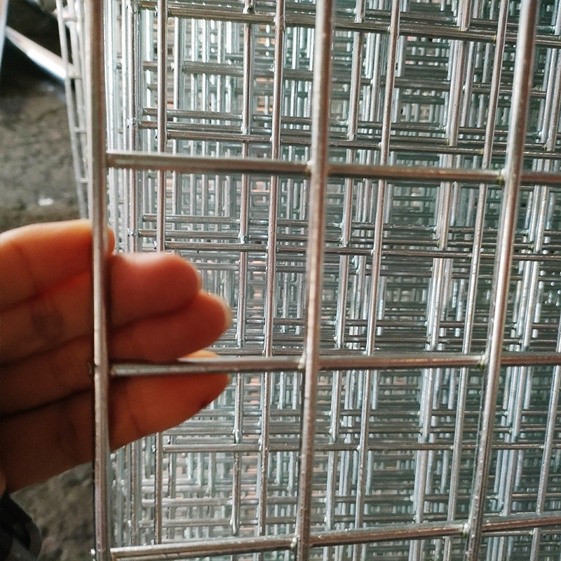 hot dipped galvanized welded wire mesh panel 9 gauge galvanized wire stiff galvanized steel wire for hunting