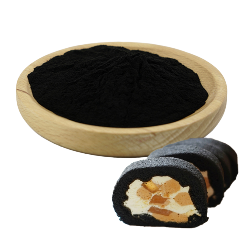 High quality Black Pigment Bamboo Charcoal Edible Vegetable Carbon Black Powder