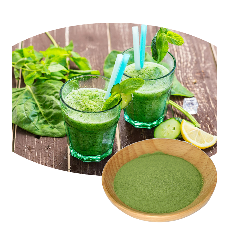 100% Pure Water Soluable Dehydrated Spinach Powder Vegetable Powder Spinach Powder