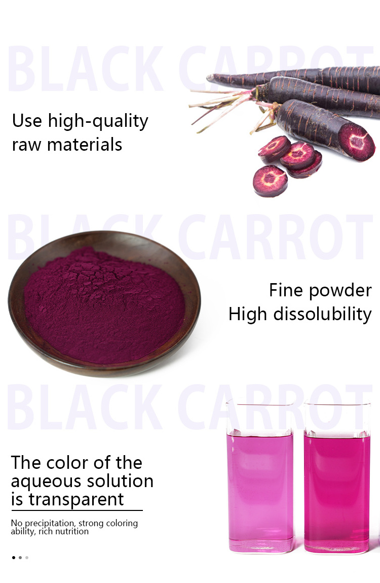 Private Label Black Purple Carrot Juice Concentrate Powder