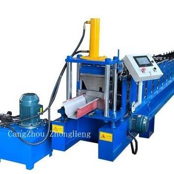 Half Round Rain Drip Edge Gutter Guard and Water Downspout K Span Roll Forming Making Machine