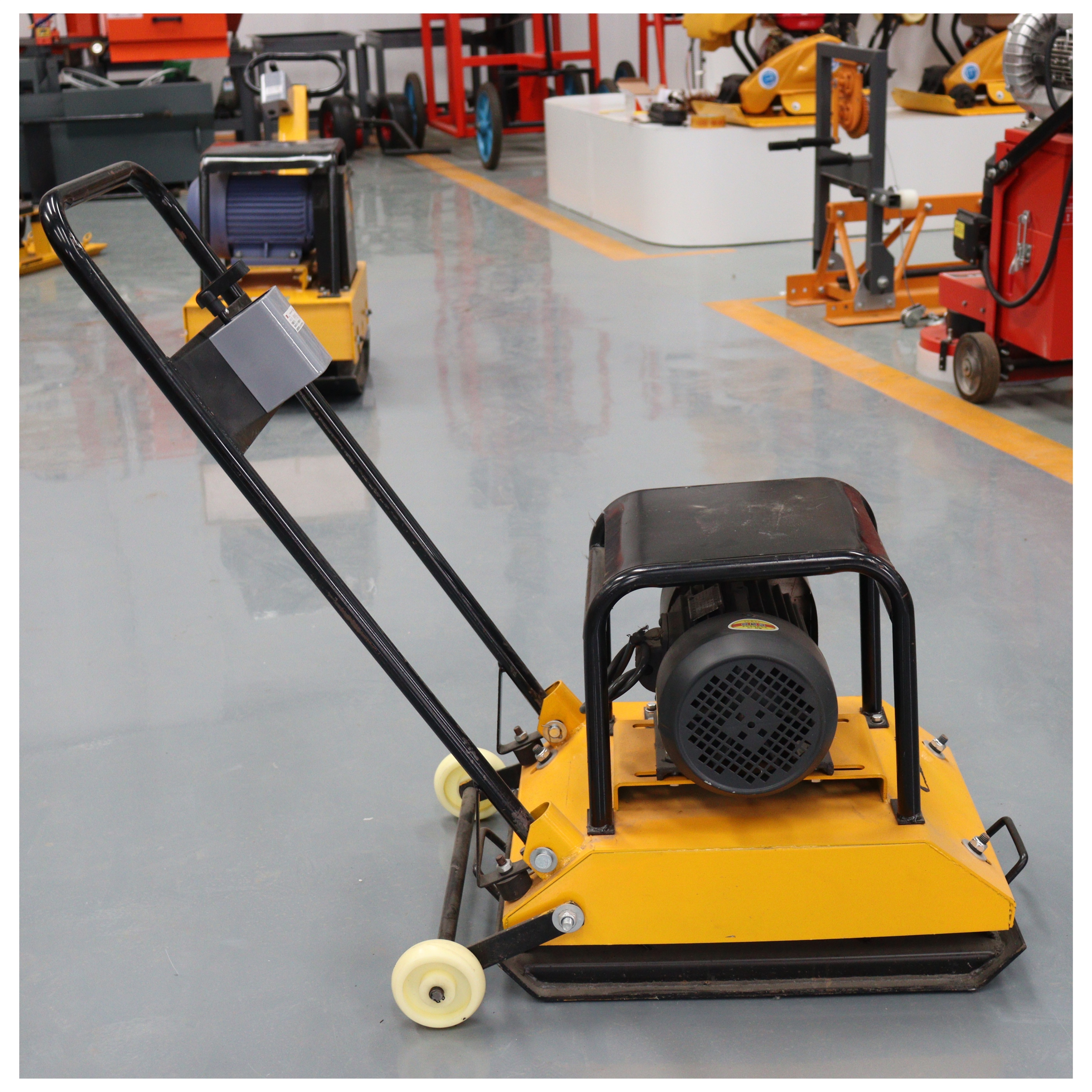 Portable Manual Sand Plate Compactor 2 Tons Diesel Concrete Floor Plate Compactor