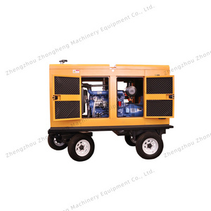 New Diesel  Single Cylinder Electric Start Motor 35hp Water-cooled Engine 50kw Generator