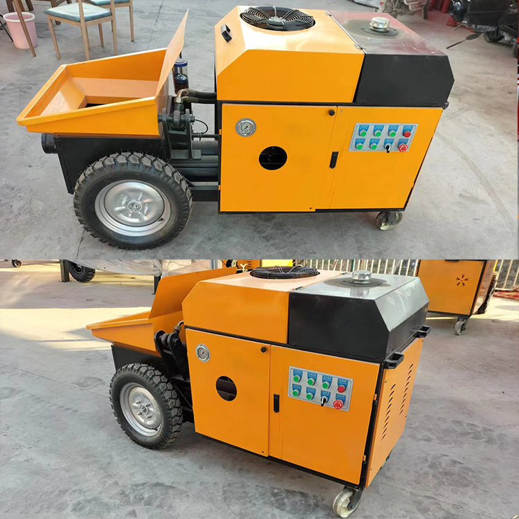 Secondary Construction Concrete Pouring Pumps Diesel Mini Concrete Mixer Pump For Sale