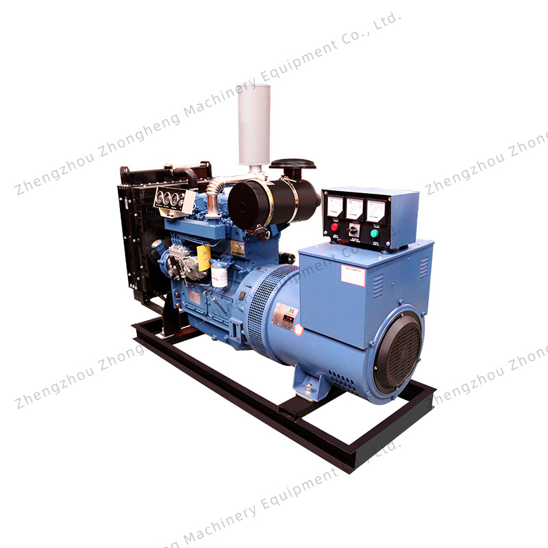 New Diesel  Single Cylinder Electric Start Motor 35hp Water-cooled Engine 50kw Generator