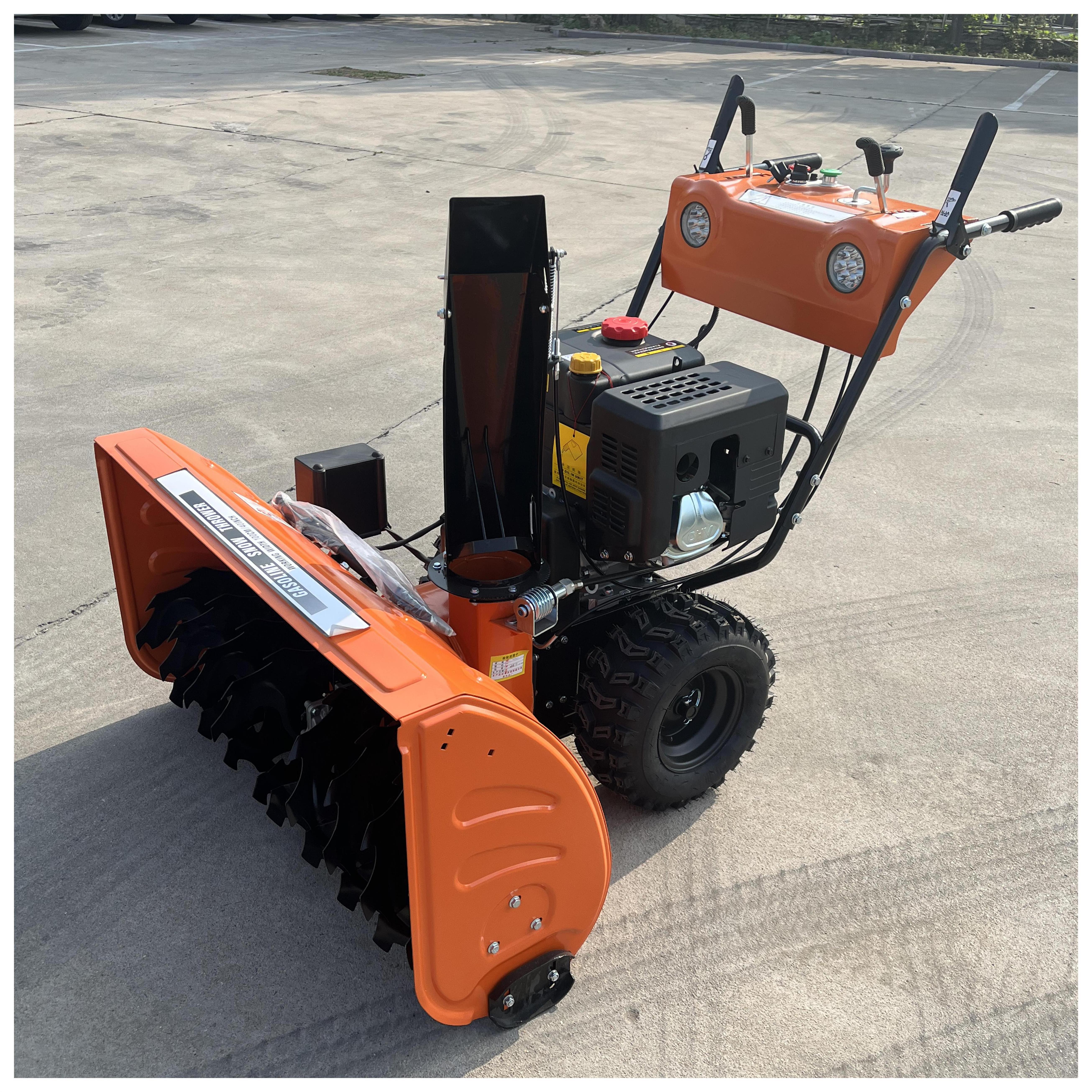 Light Weight 6.5HP Snow Blower 56cm Clearing Width Gasoline Snowplow Snow Thrower With 10m Throw Distance