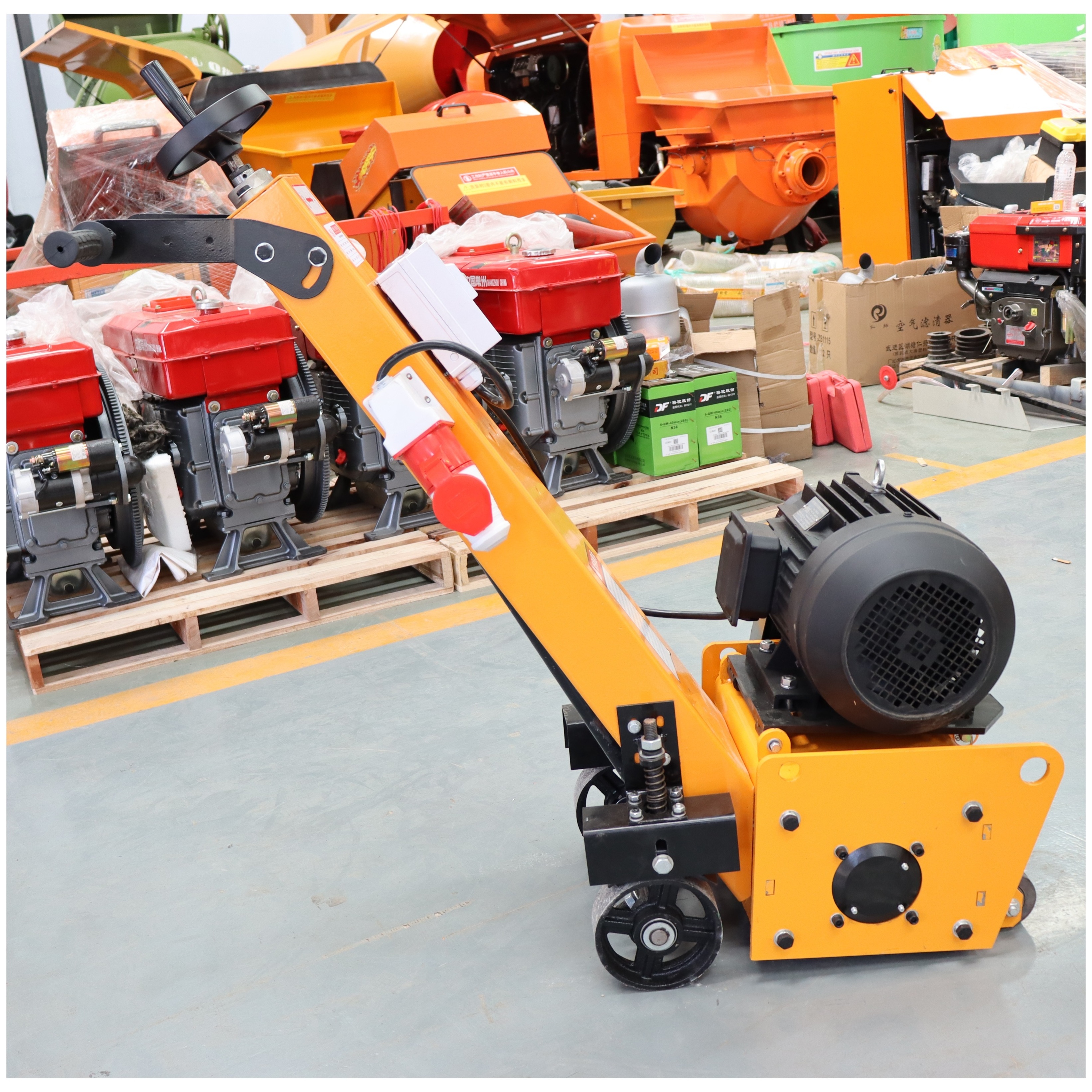 Handheld Diesel Engine 300mm Road Milling Machine Electric Concrete Pavement Scarifying Machine