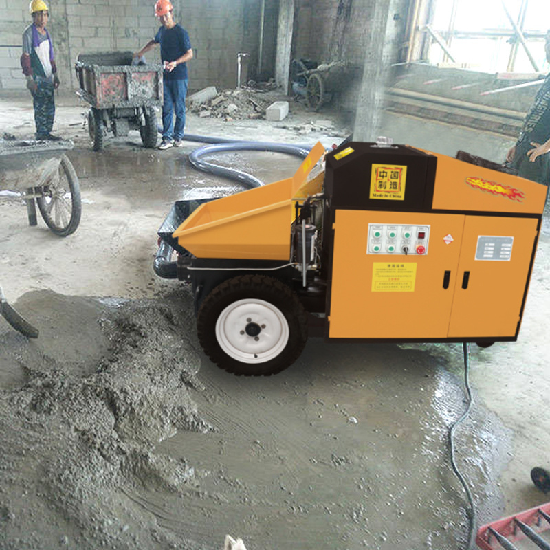 Secondary Construction Concrete Pouring Pumps Diesel Mini Concrete Mixer Pump For Sale