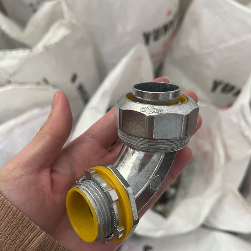 Metal Elbow 90 Degree Angled Thread Conduit Pipe Quick Connector Female Threaded Pipe Fitting