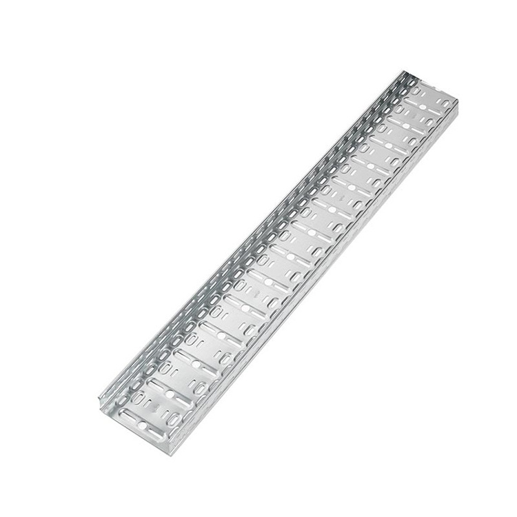 Manufacturer of Tray Cable Electric Cable Tray With Zinc 150 / 220 g Galvanized Steel Cable Tray