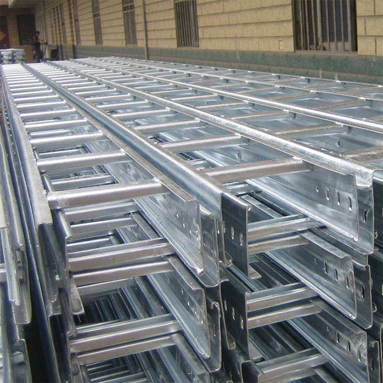 Manufacturer of Tray Cable Electric Cable Tray With Zinc 150 / 220 g Galvanized Steel Cable Tray