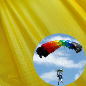 Hot Selling 30D Ripstop Nylon 66 Fabric One Side Silicone Coated Used For Parachute Paraglider Hammock