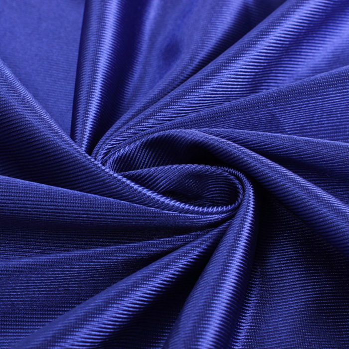 Wholesale 100 Polyester Glossy Tricot Knitted Shiny Fabric Used For Basketball Shorts and Bonding