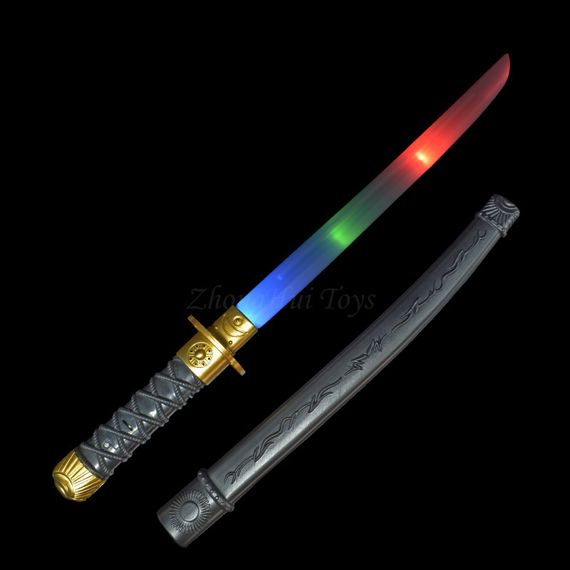 Role Play Fake Japanese Plastic Samurai Katana Light Up Sword