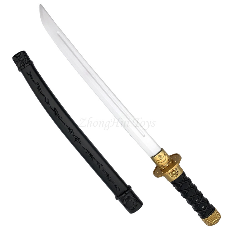 Role Play Fake Japanese Plastic Samurai Katana Light Up Sword