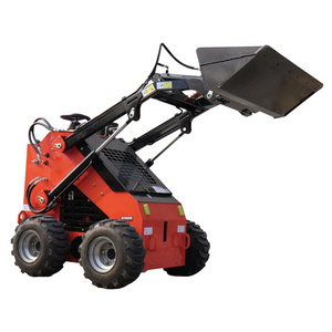 Factory Price and Good Quality skid steer loader backhoe loader easy operationMini slipper Front Bucket Skid Steer Wheel Track