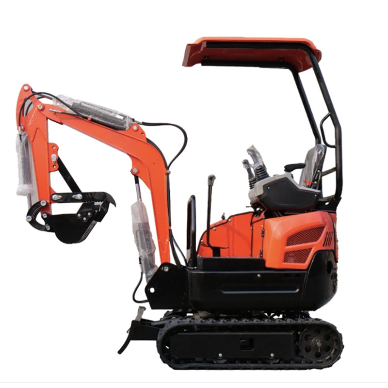 High quality bagger Small Crushing Micro Excavator Project  Small Excavator Weeder Mini crawler excavator