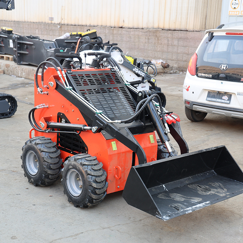 Hot sale attachments stand on skid steer with bucket euro 5 epa Mini slipper small wheel Mini slipper