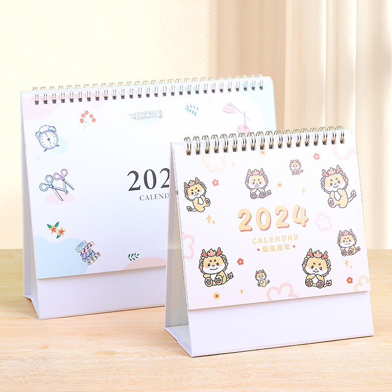 Custom Printing 365 Days Desktop Calendars Notebooks 2024 2025 Office Weekly Desk Table Calendar