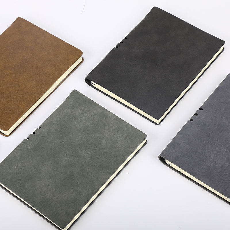 Promotional Gifts PU A4 A5 Leather Notebook Custom Logo Printed Business Notebook Journals Planner Diary