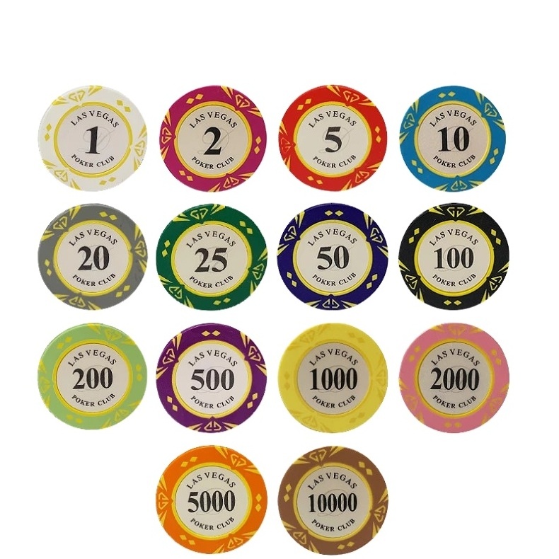 New 14g Royal Casino Monte Carlo Poker Chips Customized Poker Clay Chips