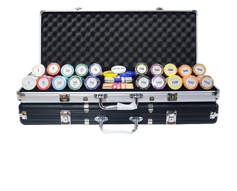 Clay Classic Casino custom various colors poker Chips  Texas poker chips set with aluminum suitcase