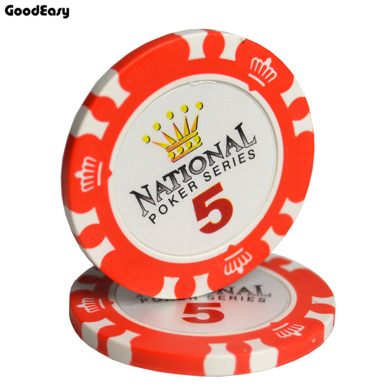 New Original Professional Casino Marker Blank Chip 43mm Poker Chips Ceramic 14g Las Vegas Pokerchips